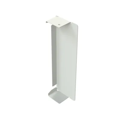 NIEDAX Endabschlussdeckel LED 60.150 R | für Leitungsschutzkanal 60x150 mm | Stahl | halogenfrei | RAL 9010 weiß