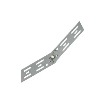 Niedax Gelenkverbinder vertikal RGV 60 E3 | Schraubverbinder für Kabelrinne 100–600x60 mm | Edelstahl | Höhe 47 mm