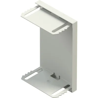 Niedax Endabschlussdeckel GADU 133T70 VW | Endstück für Gerätekanal | 135x70 mm | Stahl verzinkt | IP20 | RAL 9016 Weiß