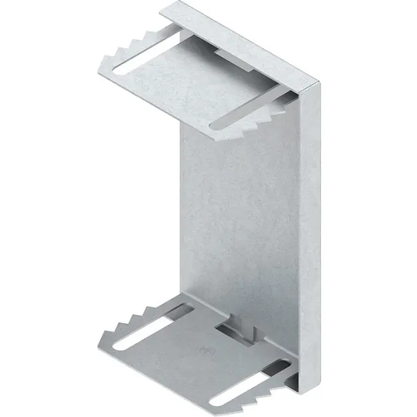 Niedax Endabschlussdeckel GADU 133T70 S | für Geräteeinbaukanal | 135x70 mm | Stahl bandverzinkt | IP20 | halogenfrei