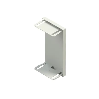 Niedax Endabschlussdeckel GADU 133T90 VW | 135x90 mm | Stahl verzinkt | symmetrisch | IP20 | RAL 9016