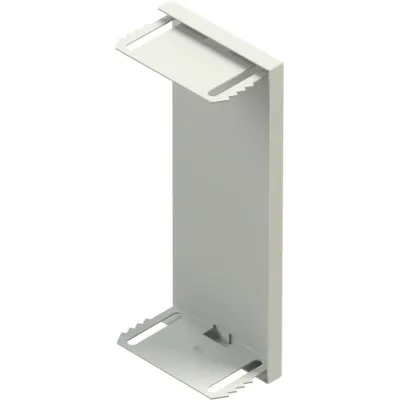 Niedax Endabschlussdeckel GADU 170T70 VW | Gerätekanal-Abdeckung | 172x70 mm | Stahl bandverzinkt | RAL 9016 Weiß