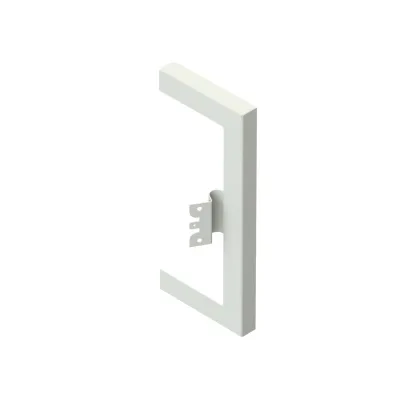 Niedax Wandanschlussblende GWB 170T70 VW | Wandabschluss 211x70mm | Stahl bandverzinkt | RAL 9016 weiß | IP20