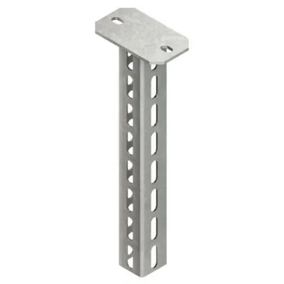 NIEDAX Hängestiel HU 5050/900 | U-Profil | 50x50x905 mm | Stahl feuerverzinkt | Tragfähigkeit 4 kN | Funktionserhalt