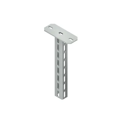 NIEDAX Hängestiel HU 6040/250 | U-Profil 60x40x256mm | 6kN Tragfähigkeit | feuerverzinkt Stahl | Zink