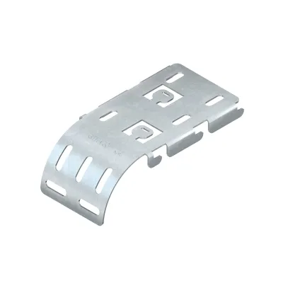 NIEDAX Gitterrinnen-Kabelabgangsblech GTKA 50 S | Montagematerial | bandverzinkt | Stahl | für 100 mm Gitterrinne