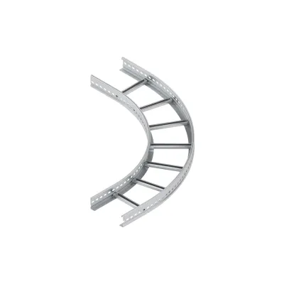 Niedax Bogen für Kabelleiter KLBK 60.403 | 90° horizontal | 60x400 mm | Innenradius 500 mm | Stahl bandverzinkt
