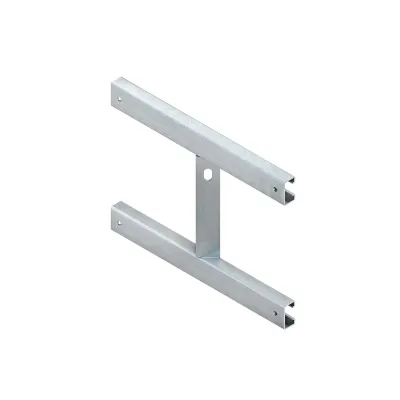 NIEDAX Klemmadapter KWAT 300 | Montagematerial 45° Auslegeranordnung | 300 mm Flanschbreite | Stahl feuerverzinkt