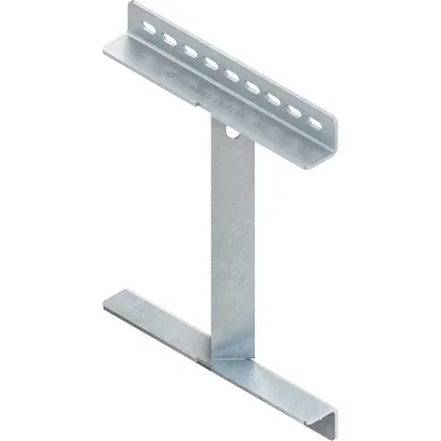 Niedax Klemmadapter KWATS 300 | 45° Ausleger T-Träger | Stahl feuerverzinkt | für Kabeltragsystem | 4013339838202