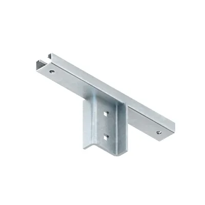 Niedax Klemmkopfplatte KUDP 5050 | U-Profil | Konsolenbefestigung 90° | Stahl feuerverzinkt | 300x56x30 mm