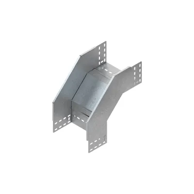 NIEDAX Rinnenfallbogen RFD 110.100 | Bogen für Kabelrinne 110x100mm | 45° vertikal fallend | Stahl bandverzinkt