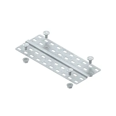 Niedax Stoßstellenleiste RSLC 300 | Verbinder für Kabelrinne 300x60 mm | Stahl bandverzinkt | Schraubverbinder