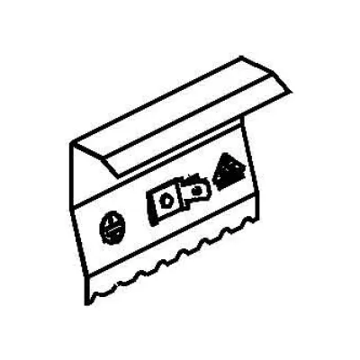 Niedax Stoßstellenverbinder GSTE 213-78 | Edelstahl | für Geräteeinbaukanal 213x60 mm | symmetrisch | IP20 | halogenfrei