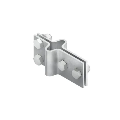 Niedax T-Verbinder VBIQ 80/140 | I-Profil 90° | feuerverzinkter Stahl | inkl. Schrauben | 1 Paar | DIN EN ISO 1461