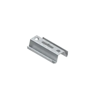 NIEDAX Tragwinkel TW 100 | Montageplatte vertikal 22x98mm | für Gitterrinne & Kabelrinne | Stahl bandverzinkt