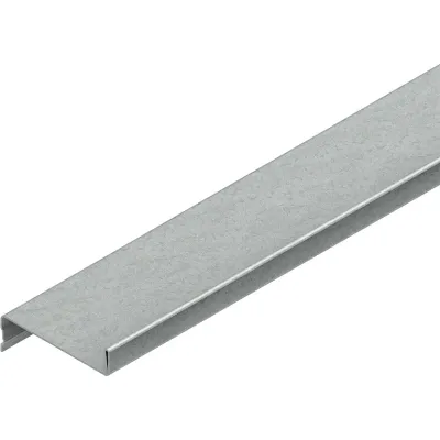 Niedax Trennsteg TPS 60 S | Trennwand für Gerätekanäl | H11mm T60mm L2000mm | Stahl bandverzinkt | halogenfrei