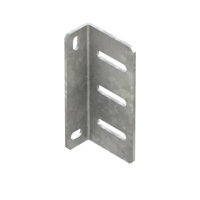 NIEDAX Universal-Befestigungswinkel UBW 80.40-4.0 F | 80x40x4 mm | L=170 mm | Stahl verzinkt | mit Schraubzubehör