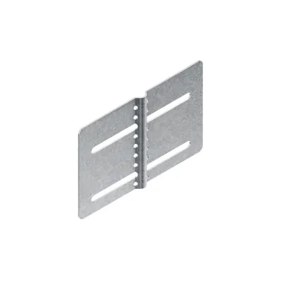 Niedax Universalverbinder RSUVKS 110-1.5 S | Längsverbinder für Kabelrinne | Kantenschutz | Stahl verzinkt | 94x148mm