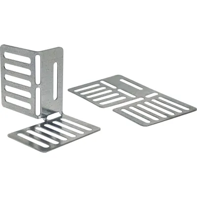 Niedax Universalwinkel RUW 60 S | Verbinder für Kabelrinne & Kabelleiter 60 mm | Stahl bandverzinkt | 131x93 mm