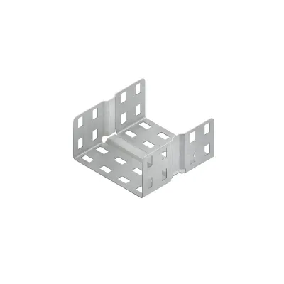 NIEDAX Verbinder RV 60.150 | Längsverbinder für Kabelrinne | Schraubverbinder | Stahl bandverzinkt | 150x60mm
