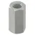 Bild: Niedax Verbindungsmuffe VBSM12 | M12 x 40 mm | sechskant | Stahl verzinkt | durchgehendes metrisches Gewinde