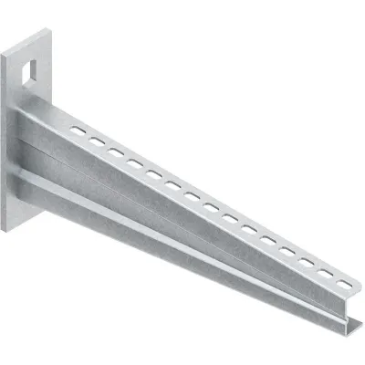 Niedax Wandausleger KTASS 500 | Ausleger für Kabeltragsystem | 540 mm Länge | 9,5 kN Tragkraft | Stahl feuerverzinkt