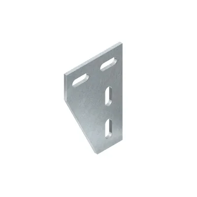 Niedax Winkelverbinder KNW 50/50 U-Profil 90° | Stahl feuerverzinkt | 150x100x5 mm | für U 50 Montage
