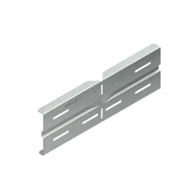 NIEDAX Winkelverbinder WSWV 150 F | horizontal | Schraubverbinder Kabelrinne/Kabelleiter | Stahl verzinkt | 151,5x500mm