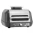 Bild: Ninja Grill & Heißluftfritteuse AG651EU | 7-in-1 | 3,8L | Plancha | Digitaler Temperaturfühler | Schwarz/Silber (B-Ware)