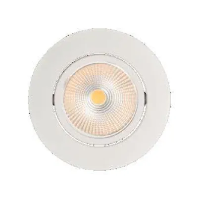 NOBILE LED-Einbaustrahler 5068 ECO Flat 8W | 4000K neutralweiß | 750lm | 38° Abstrahlwinkel | Aluminium weiß-matt