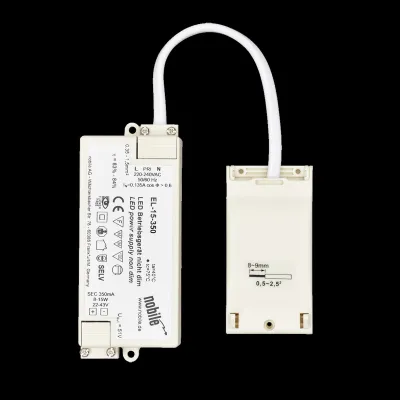 NOBILE LED-Betriebsgerät EL-15-350 | 8-15W 350mA | Konstantstrom | IP20 | Einbau | 22–43V | nicht dimmbar