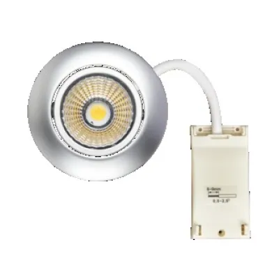 NOBILE LED Einbaustrahler 1867050123 5068 ECO DOB | 6W 3000K 570lm | dimmbar | Einbautiefe 46mm | Aluminium chrom-matt