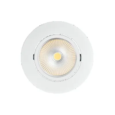 NOBILE LED-Einbaustrahler 5068 ECO Flat | 7,5W 3000K warmweiß | 480lm | Ra 98 | Aluminium weiß-matt