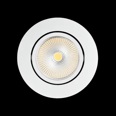 NOBILE LED-Einbaustrahler 5068 ECO Flat | 7,5W 3000K warmweiß | 480lm | Ra 98 | Aluminium weiß-matt