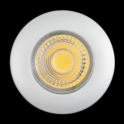 NOBILE LED-Downlight 1856870113 A 5068 T Flat | Einbaustrahler 8W 950lm 4000K | IP44 | dimmbar | chrom-matt | Aluminium