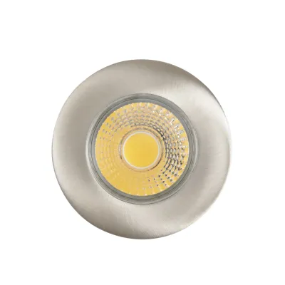 Nobile LED-Einbaustrahler A 5068 T Flat 1856870923 | Downlight IP44 dimmbar 8W 900lm 3000K | Aluminium | Nickel matt