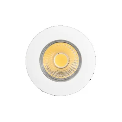 NOBILE LED-Downlight 1856871013 | Einbaustrahler | 8W 4000K 950lm | IP44 | dimmbar | flach | Aluminium | weiß-matt