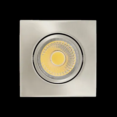 Nobile LED-Einbaustrahler 8W 900lm 3000K dimmbar | geringe Einbautiefe | Aluminium | nickel matt