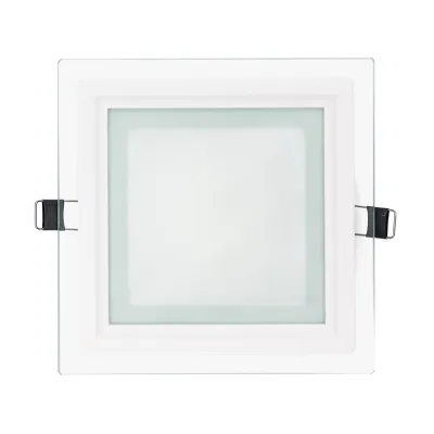 NOBILE LED Einbauleuchte 1560906147 | LED Glas Panel 160x160mm | 11W | 1000lm | 3000-5700K | Aluminium/Glas | weiß