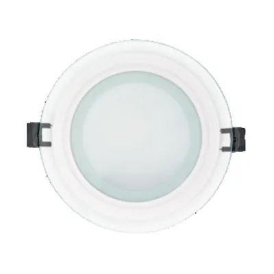 NOBILE LED Einbauleuchte 1560906047 | Glas Panel rund 160mm | 10W | 3000-5700K CCT | 950lm | Aluminium weiß