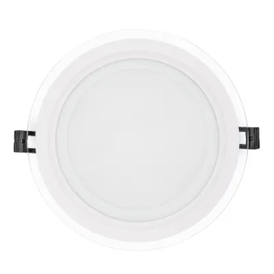 NOBILE LED Einbauleuchte 1561571247 | LED Panel rund 200mm | 14W | 3000-5700K einstellbar | 1300lm | Glas Aluminium weiß