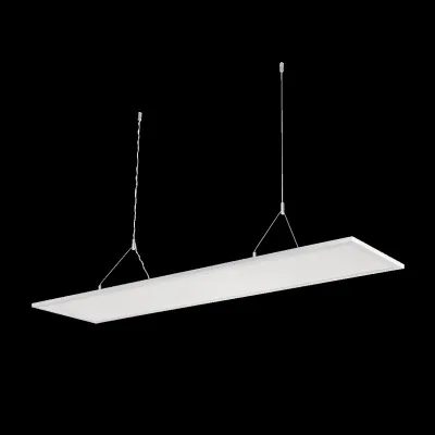 NOBILE Pendelleuchte Flat R2 1560731140 LED-Panel UGR19 | 4000K neutralweiß | 40W | 4000lm | Aluminium | 125x31cm | IP40