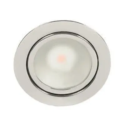 nobilé LED Möbeleinbauleuchte N 5020 | 3,3W | 3000K warmweiß | dimmbar | Chrom satiniert | Ra>90 | Deckenmontage