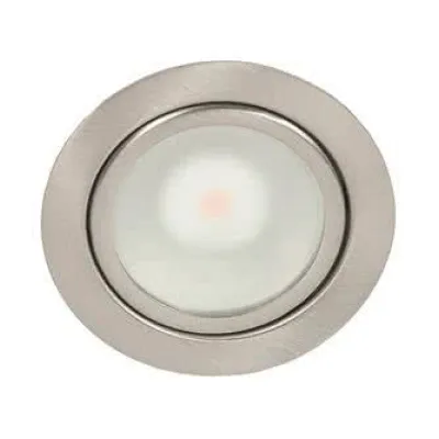 nobilé LED Möbeleinbauleuchte N 5020 NO-1850208409 | 3,3W | 3000K warmweiß | Ra95 | flach | nickel gebürstet