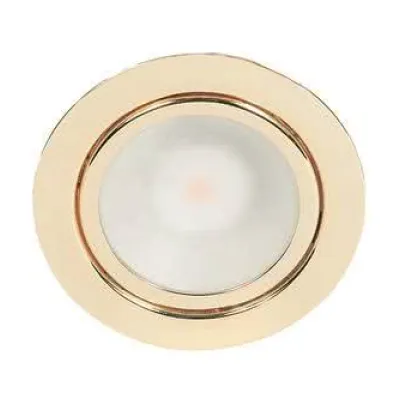 nobilé LED Möbeleinbauleuchte N 5020 NO-1850208479 | 3,3W 3000K | warmweiß | flach | satiniertes Glas | gold