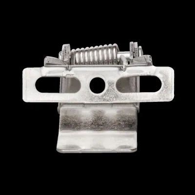 Nobile Einbaufeder 4er-Set 1577819905 | LED Panel Halteklammern | Stahl | grau | 40x10x20 mm