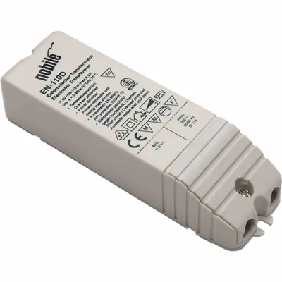 nobilé Transformator elektronisch NO-6991407200 EN-110D | 35-110W | dimmbar | 12V NV-Halogen | 124x37x26mm | weiß