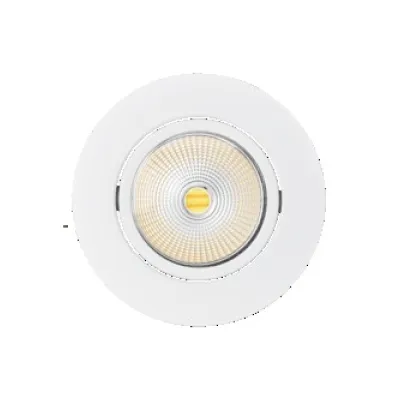 NOBILE LED-Einbaustrahler 5068 DTW | 9,5W | 2000-3000K Dim to Warm | schwenkbar | weiß-matt | Aluminium