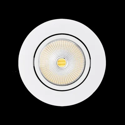 NOBILE LED-Einbaustrahler 5068 DTW | 9,5W | 2000-3000K Dim to Warm | schwenkbar | weiß-matt | Aluminium