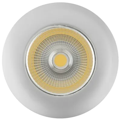 NOBILE LED-Einbaustrahler 1856806123 Downlight | 8W 780lm | 3000K Warmweiß | IP44 | Aluminium | 80mm | chrom-matt